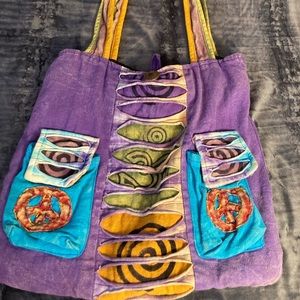 Fabric Bag Purple
